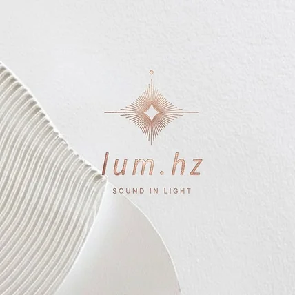포트폴리오-lum.hz 로고디자인, 음악로고