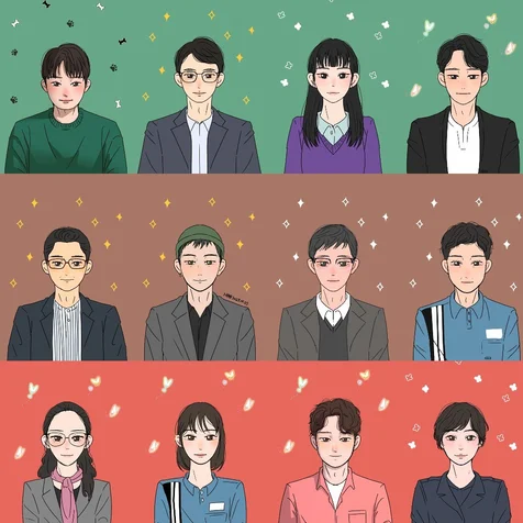 포트폴리오-'교정작품전시회' 이벤트홀 디지털 캐리커쳐 체험 행사