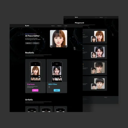 포트폴리오-BiDi : Website Design