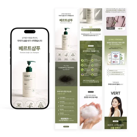 포트폴리오-베르트 샴푸 상세페이지