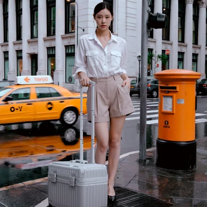 포트폴리오-캐리어 가방 홍보 모델, ai모델, 광고모델