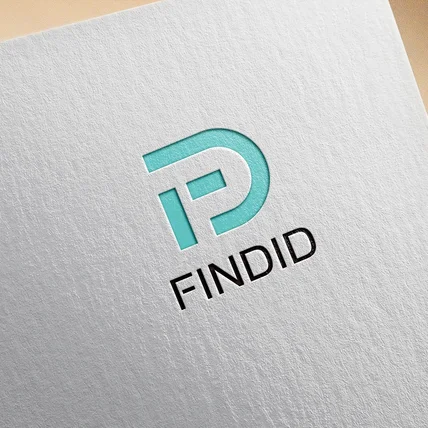 포트폴리오-여성 애슬레저 브랜드 FINDID 로고