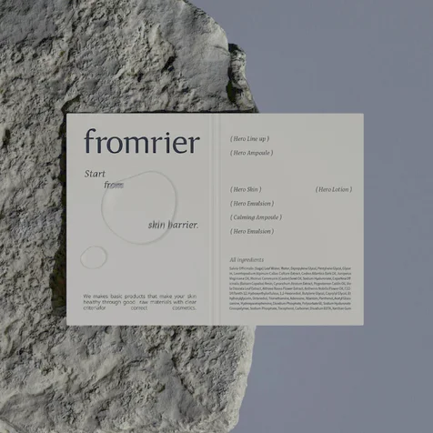 포트폴리오-fromrier BI & Package Design