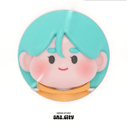 포트폴리오-브랜드 캐릭터 리스타일링 및 3D 화