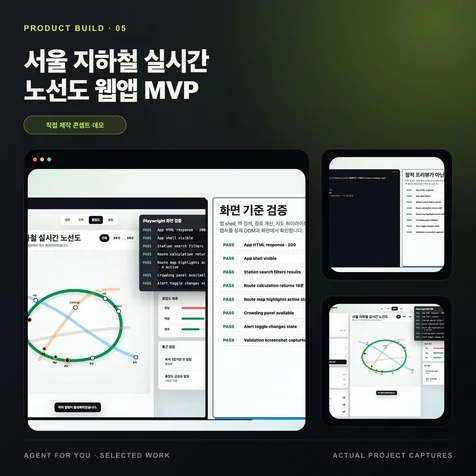 포트폴리오-서울 지하철 실시간 노선도 웹앱 MVP