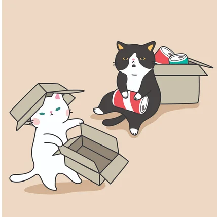 포트폴리오-환경보호 고양이 캐릭터디자인