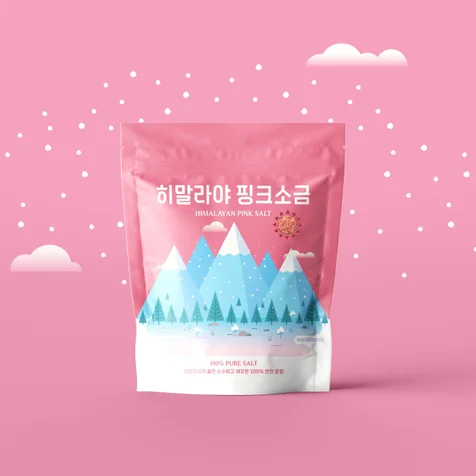 포트폴리오-히말라야 핑크 솔트 파우치 패키지