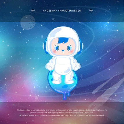 포트폴리오-TTPOP : RADIOWAVE BOY - CHARACTER DESIGN