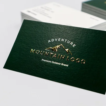 포트폴리오-3D금박 명함디자인