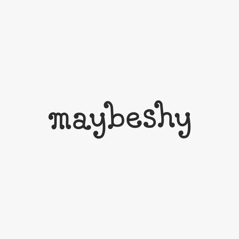 포트폴리오-패션브랜드 maybeshy 로고