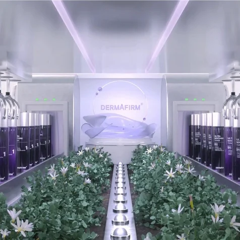 포트폴리오-Dermafirm 3D 미디어아트 영상
