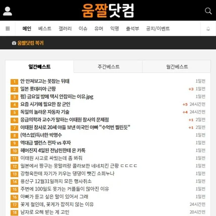포트폴리오-움짤.com 서버 및 웹사이트 최적화