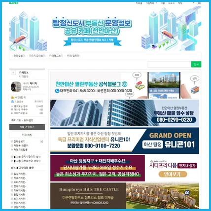 포트폴리오-지역 부동산/분양정보 공유카페