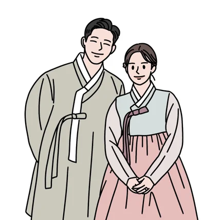 포트폴리오-웨딩사진 라인드로잉70