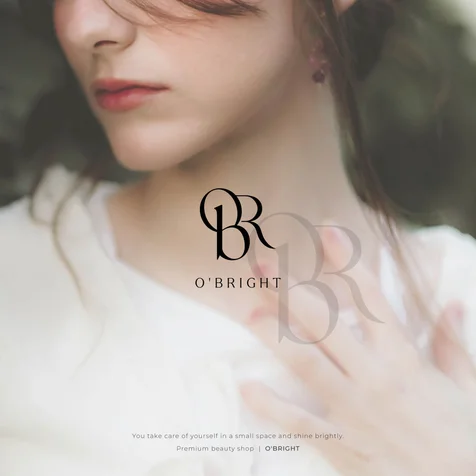 포트폴리오-뷰티샵 로고디자인 로고제작_O'BRIGHT