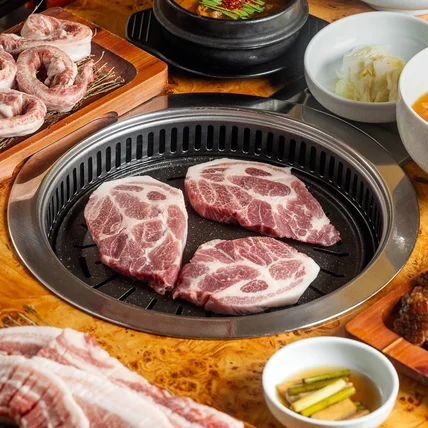 포트폴리오-[기획/촬영/보정] 창원 고깃집 대세박목살 메뉴촬영