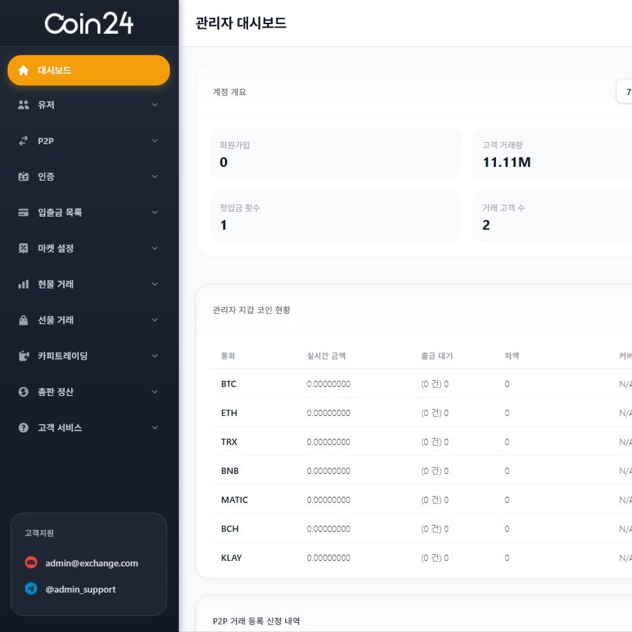 코인 모의투자 솔루션 - 크몽