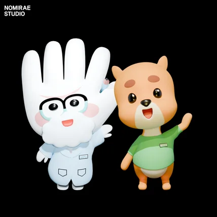 포트폴리오-식약처 캐릭터 인트로 및 리깅 애니메이션 제작