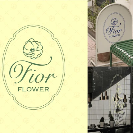포트폴리오-fior flower shop branding