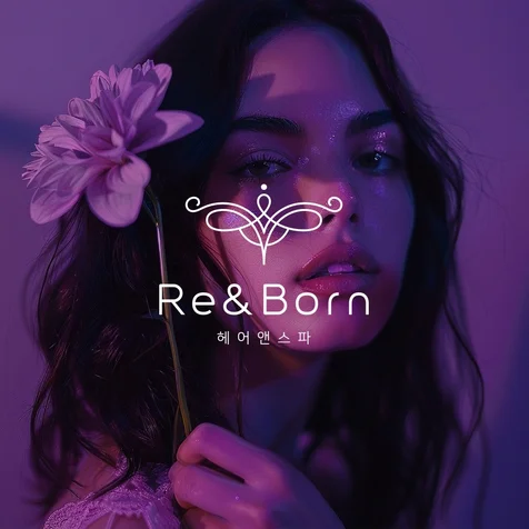 포트폴리오-'Re&Born' 로고 포트폴리오