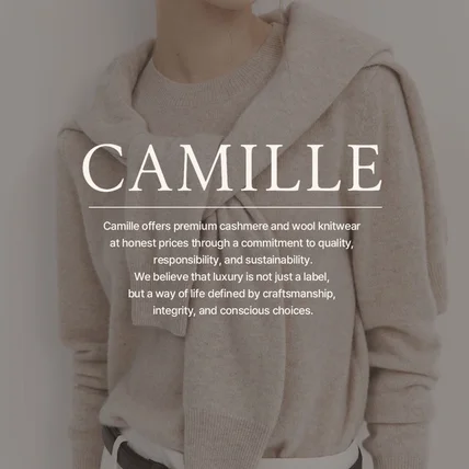 포트폴리오-CAMILLE , 상세페이지