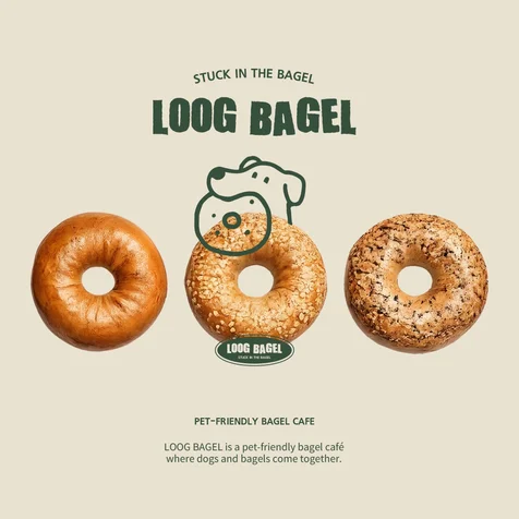 포트폴리오-LOOG BAGEL 브랜딩 작업
