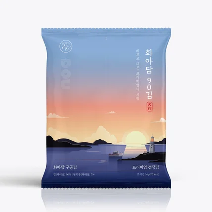 포트폴리오-[화아담]화아담 90김 패키지 디자인