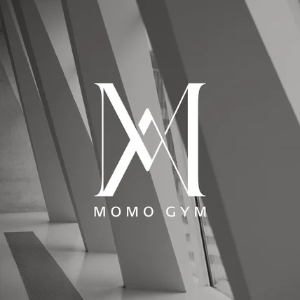 포트폴리오-피트니스 센터 로고 [MOMO GYM]