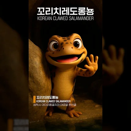 포트폴리오-환선굴 꼬리치레도롱뇽