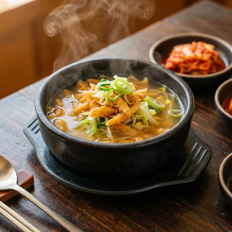포트폴리오-거제도 로컬 맛집으로 유명한 소고기국밥 콩나물국밥집 마감 후 30분 촬영 완성한 메뉴사진