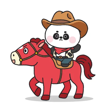 포트폴리오-카우보이 캐릭터