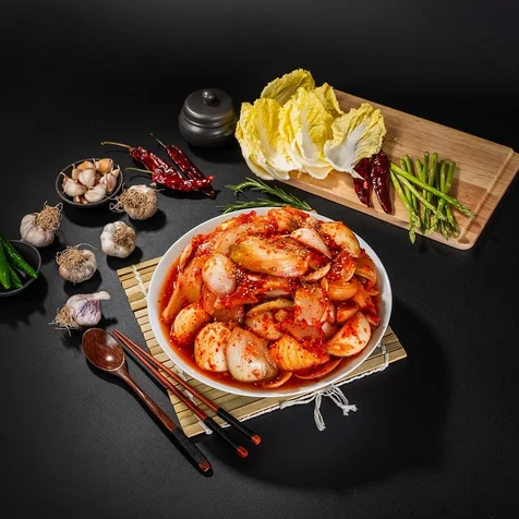 포트폴리오-[스튜디오 메뉴촬영] 상세페이지, 김치메뉴촬영