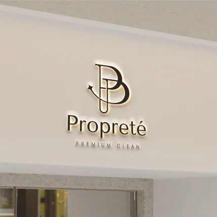 포트폴리오-청소업체 로고 디자인