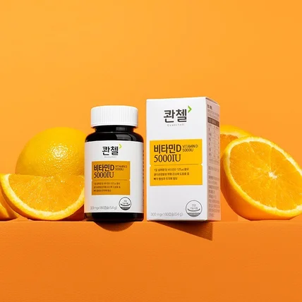 포트폴리오-[촬영/연출/보정] 건강기능식품 브랜드 콴첼 제품 촬영