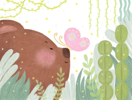 포트폴리오-처음 만난 봄이야_동화 삽화 프로젝트