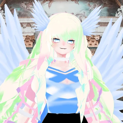 포트폴리오-천사 소녀 - 테두리 없음 ( 무테 )