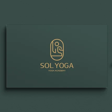포트폴리오-SOL 요가학원 로고 작업건