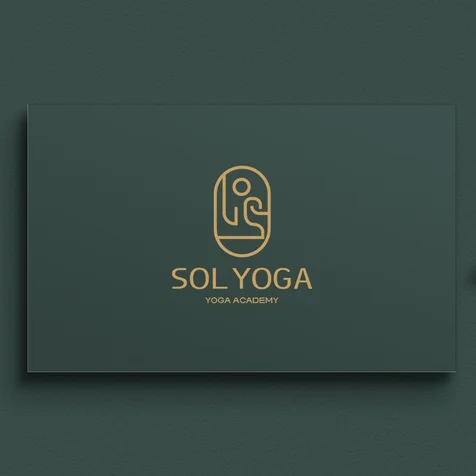 포트폴리오-SOL 요가학원 로고 작업건