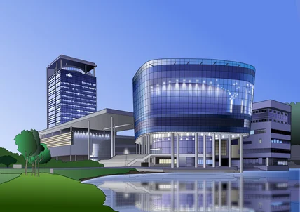 포트폴리오-건축물 일러스트 제작