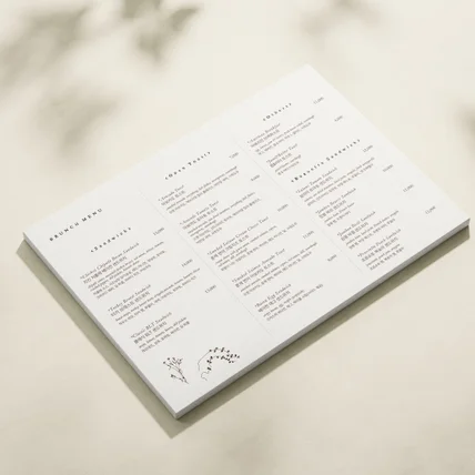 포트폴리오-Menu • OL'DAYS BAKERY