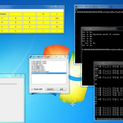 포트폴리오-컴파일된 JAVA 클래스 파일을 실행시키는 프로그램