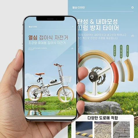 포트폴리오-접이식 자전거