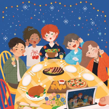 포트폴리오-친구들과의 맛있는 저녁식사