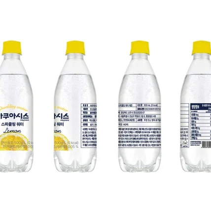 포트폴리오-[라벨 디자인] 아쿠아시스 레몬 탄산수 라벨