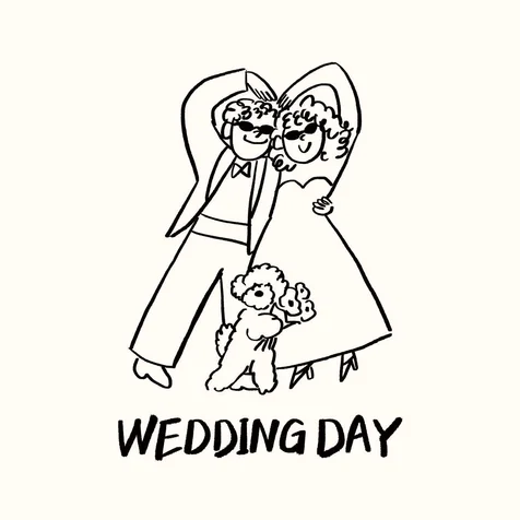 포트폴리오-WEDDING DAY / 웨딩 일러스트