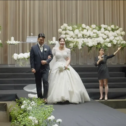 포트폴리오-[기획, 촬영, 편집] 온더웨딩 뮤지컬 웨딩 #4