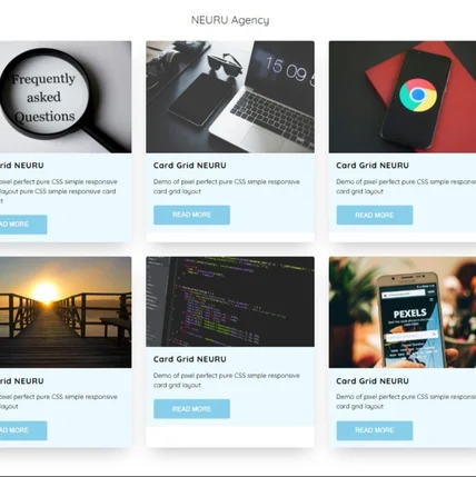 포트폴리오-card grid 카드 형식 레이아웃