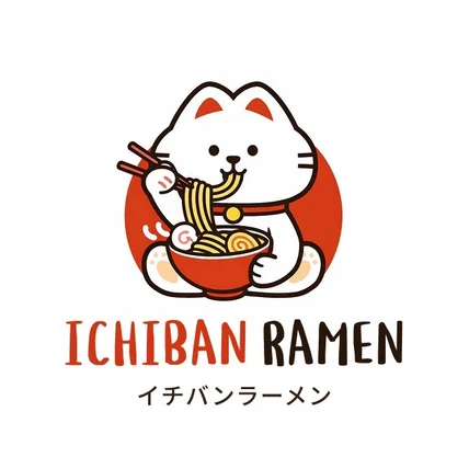 포트폴리오-라멘 브랜드 캐릭터 개발 및 로고 디자인