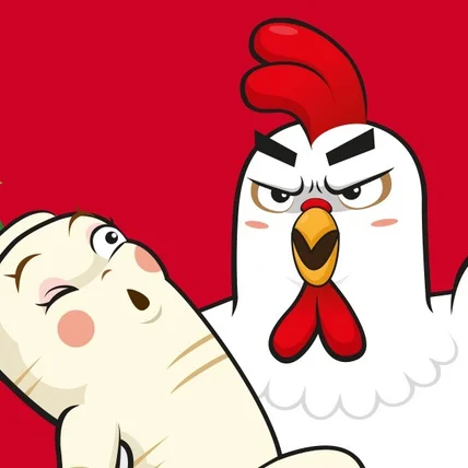 포트폴리오-진생마녹 닭과 인삼 캐릭터