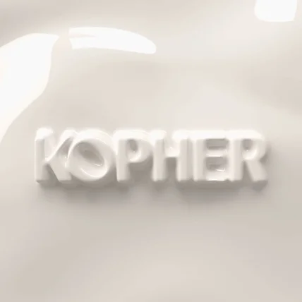 포트폴리오-뷰티브랜드 KOPHER(코페르) 로고 리뉴얼 3D